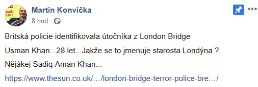 Martin Konvička o útocích v Londýně